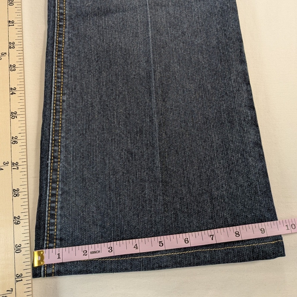 Gloria Vanderbilt Jeans Womens 12 Med Wash Bootcut Hi-Rise Embellish Denim Flare - Picture 9 of 11